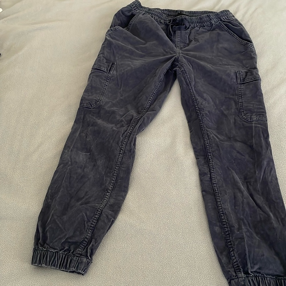 Prana corduroys. Grey.  Women Size small.